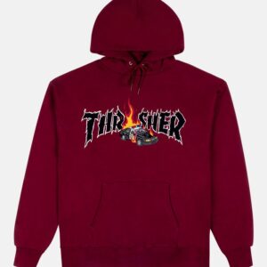 Sudadera Thrasher Cop Car - Maroon