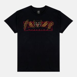 Playera Thrasher Gato - Negro