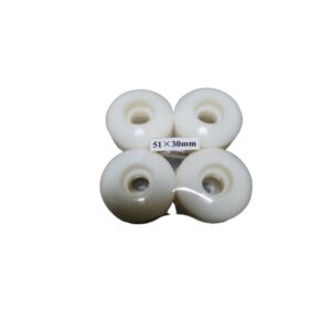 Llantas Lisas 51MM Blancas 100a de Dureza
