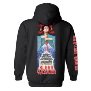 Sudadera Blood Wizard Sorceress - Negro