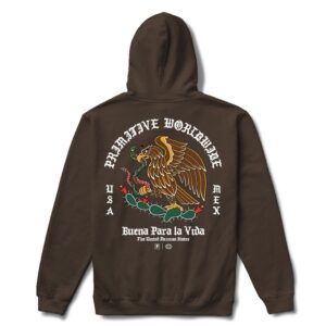 Sudadera Primitive Vida Hood - Cafe
