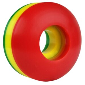 Llantas Lisas 51MM Tricolor Rasta 100a de Dureza