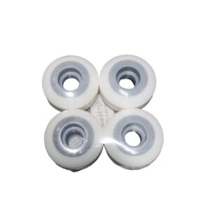 Llantas Lisas Bicolor 51mm 99a - Blanco/Gris
