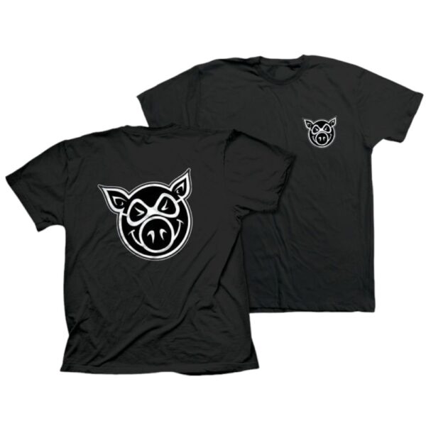 Playera PIG Head - Negro