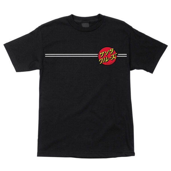 Playera Santa Cruz logo Japones - Negro - Imagen 2