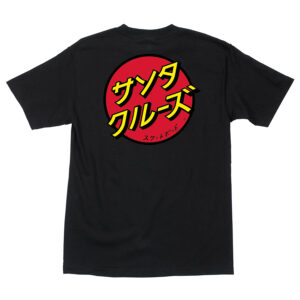 Playera Santa Cruz logo Japones - Negro