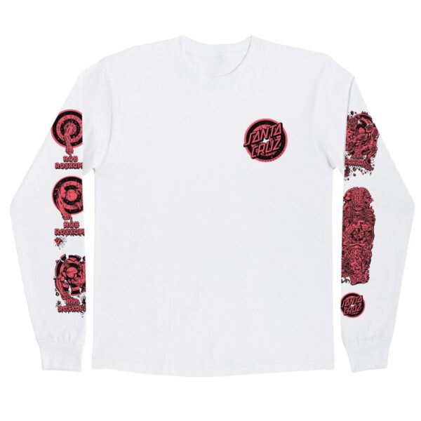 Playera Santa Cruz Rob Evolution - Blanco