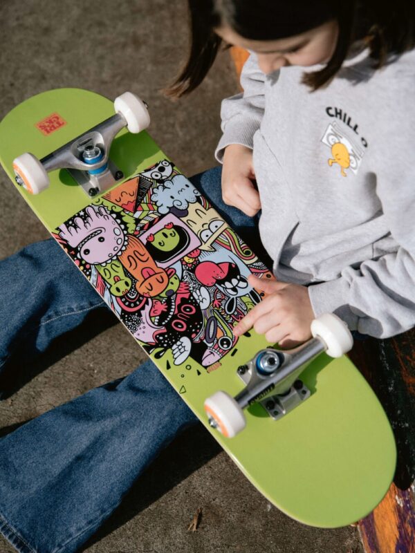 Tabla Completa Tricks Monsters 7.25''X 28.0 - Verde - Imagen 3