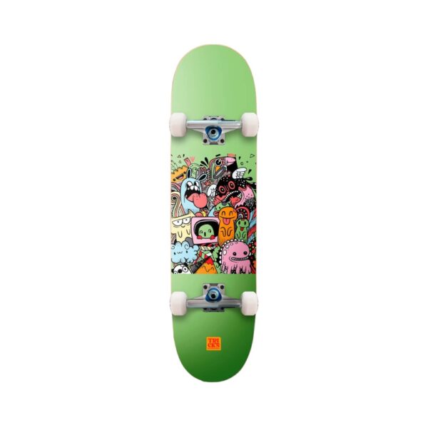 Tabla Completa Tricks Monsters 7.25''X 28.0 - Verde