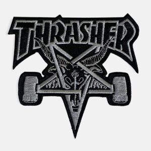 Parche Thrasher Skategoat - Negro