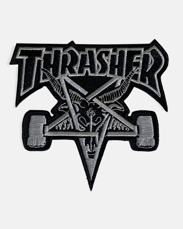 Parche Thrasher Skategoat - Negro