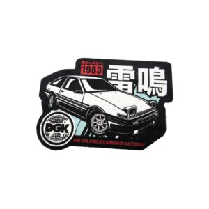Alfombra DGK Hachi Roku - Negro  36” x 25”