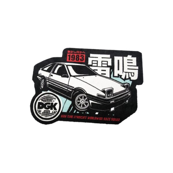 Alfombra DGK Hachi Roku - Negro  36” x 25”
