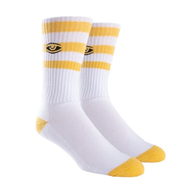 Calcetas Toy Machine Watching Embroided Sock - Amarillo