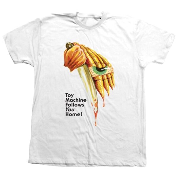 Playera Toy Machine Horror - Blanco