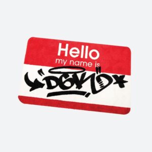 Alfombra DGK Hello my name is